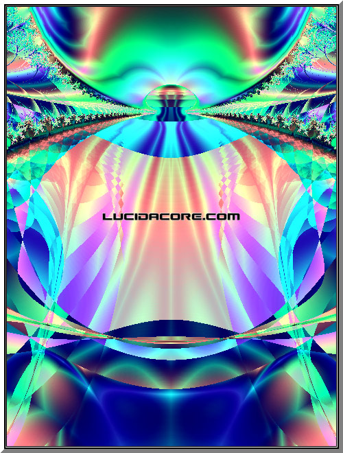 The Magus - 2001 - Tierazon.
The Magus...a crucible...the conjuring of spells?
Mushroom - (Inverted)
Construe the inverted image (see Background)
as a blue psychotropic mushroom. (Psilocibe Mexicana?)
Tarot says...
Magician or Juggler - Mercury - Beth - (2 of Trumps).
He is Mercury, the messenger of God,
and juggles with the four symbols of the elements.
He represents the creative force in action.
As Thoth in Egyptian tradition, his attendant and shadow
is the Cynocephalus Ape.
Cynocephalus = 'Dog Head'