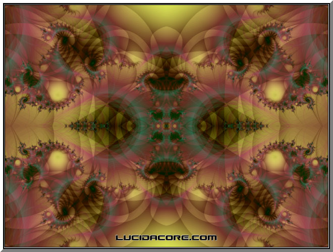 Taurus - 2005
Head of a bull - centre.
This is 'Outreach'...
...Inverse Symmetrical Tile.
Great colours from Tierazon.