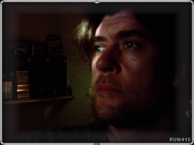 = ME =
Dark shot of me in a room...
looking out of the window at dusk.